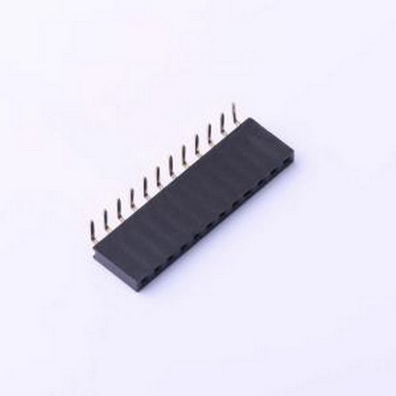 KH-2.54FH90-1X12P-H8.5 排母 间距:2.54mm 1x12P 弯插 弯插,P=2.