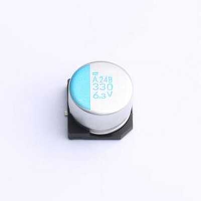 APXA6R3ARA331MJ80G 固态电容 330uF ±20% 6.3V SMD,D10xL7.7mm