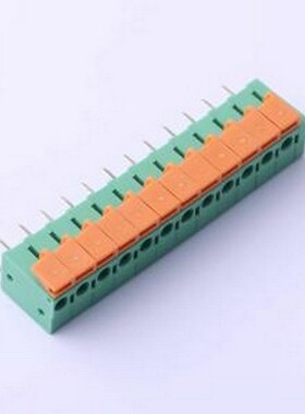 JL142V-50812GA1 弹簧式接线端子 1x12P 5.08mm 每排P数:12 排数: