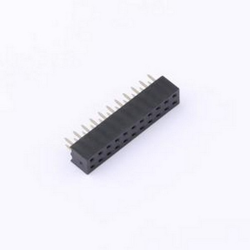 DS1026-06-2x11S8BV 排母 2x11P 间距:2mm 直插 插件,P=2mm
