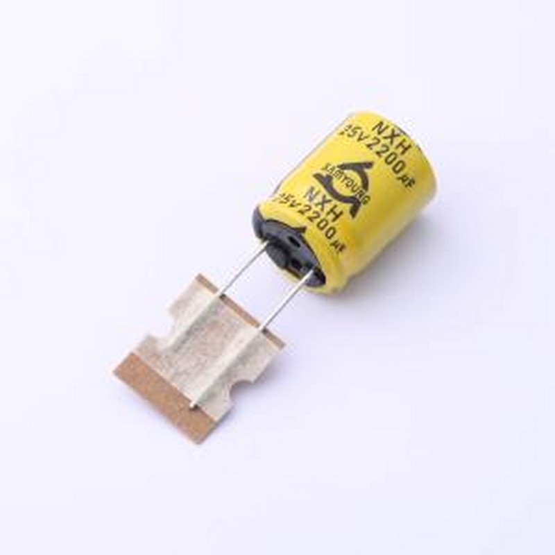 NXH25V2200M16*207.5TP 直插铝电解电容 2200uF ±20% 25V 直插,D