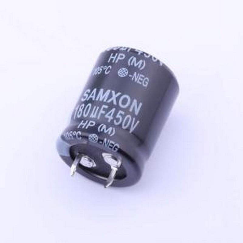 EHP187M2WO30SW 牛角型电解电容 180uF ±20% 450V 插件,D25xL30m