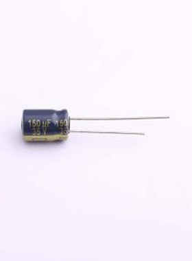 EEUFC1V151 直插铝电解电容 150uF ±20% 35V 插件,D8xL11.5mm