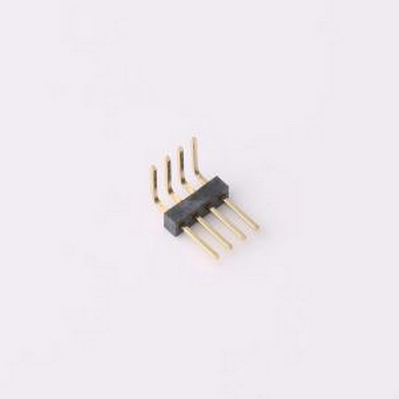 GPCB101-0402A003C1AA 排针 1x4P 间距:1mm 方针 弯插 弯插,P=1mm