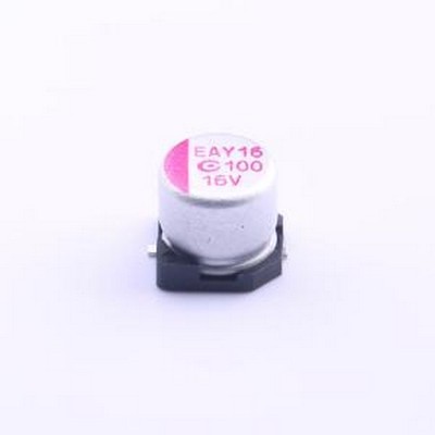 160AVEA101M0606 固态电容 100uF ±20% 16V SMD,D6.3xL5.8mm