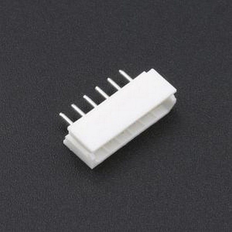 XD-5264-6A 线对板针座 1x6P 间距:2.5mm 直插 插件,P=2.54mm