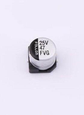 EFVG025ADA470M0654 贴片型铝电解电容 47uF ±20% 25V SMD,D6.3x