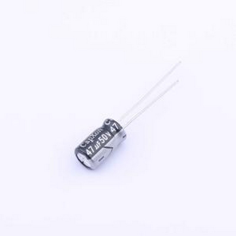 GH470M050E110A 直插铝电解电容 47uF ±20% 50V 插件,D6.3xL11mm