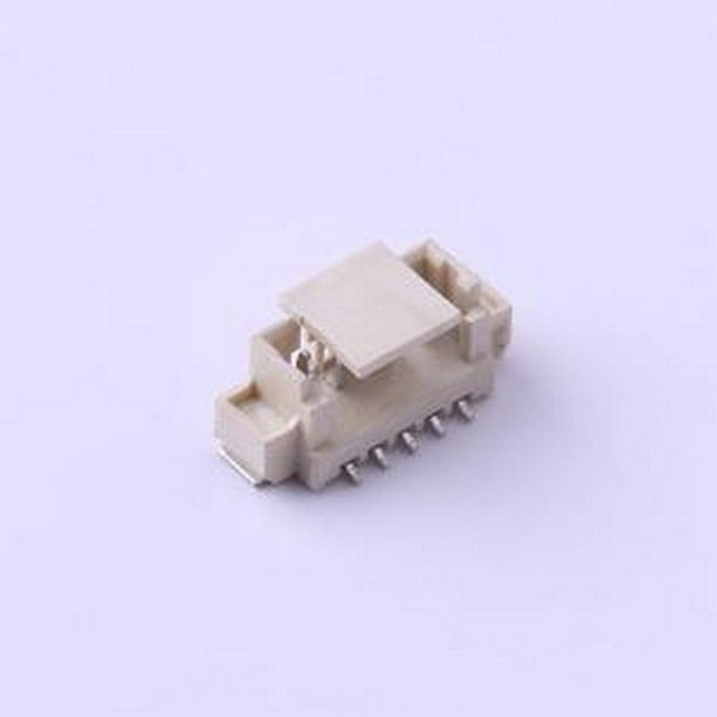 AFC12-S05CCA-00 线对板针座 1x5P 间距:1.25mm 立贴 SMD,P=1.25m