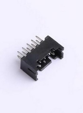 IPCW207W25NB01V 线对板针座 2x5P 间距:2mm 直插 黑色 插件,P=2m