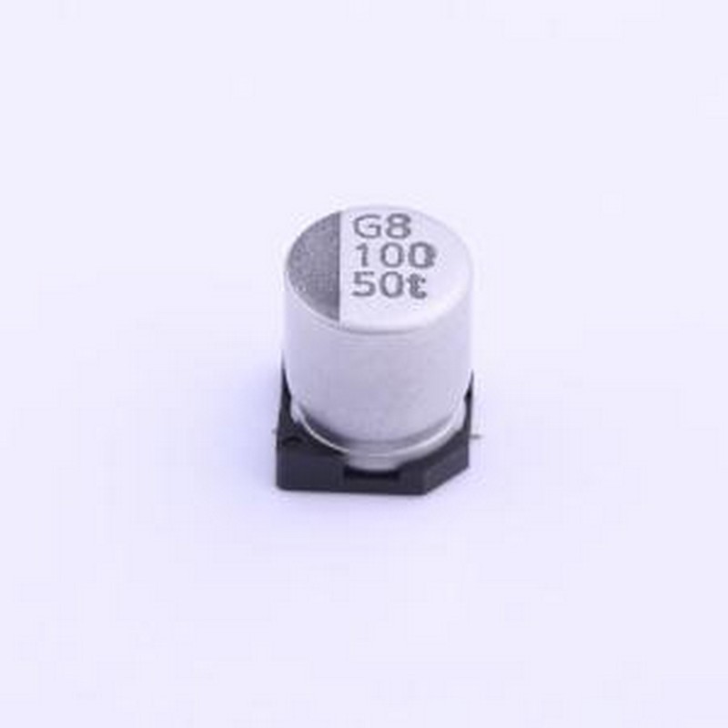 VZT101M1HTR-0607 贴片型铝电解电容 100uF ±20% 50V SMD,D6.3xL
