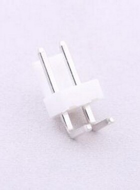 A3961WR-02P 线对板针座 间距:3.96mm 1x2P 白色 弯插,P=3.96mm