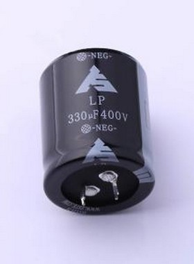 LPG331M35040FVA 牛角型电解电容 330uF ±20% 400V 插件,D35xL40