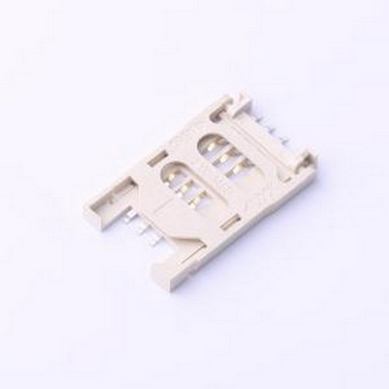 CS-SIM146D-06WZ SIM卡连接器 拔插式 MiniSIM卡 卡座 SMD