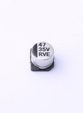 RVE47UF35V67RV0167 贴片型铝电解电容 47uF ±20% 35V SMD,D6.3x