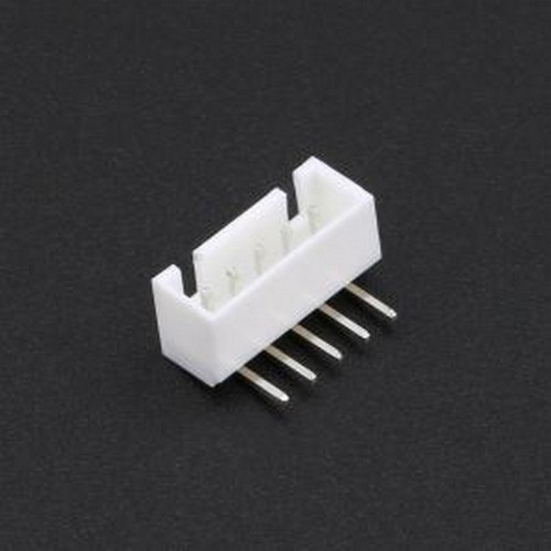 XY-XHB2.54-5A21 线对板针座 1x5P 间距:2.54mm 弯插 弯插,P=2.54