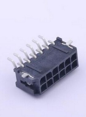 X3025WRS-2x06D-LPSW 线对板针座 2x6P 间距:3mm 卧贴 SMD,P=3mm,