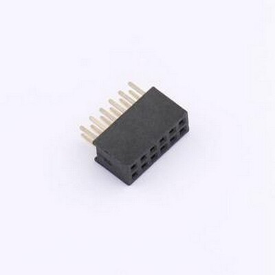 5BIL6-6724-206-W0 排母 1.27PF间距排母立式插件2*6P H4.3 DIP P