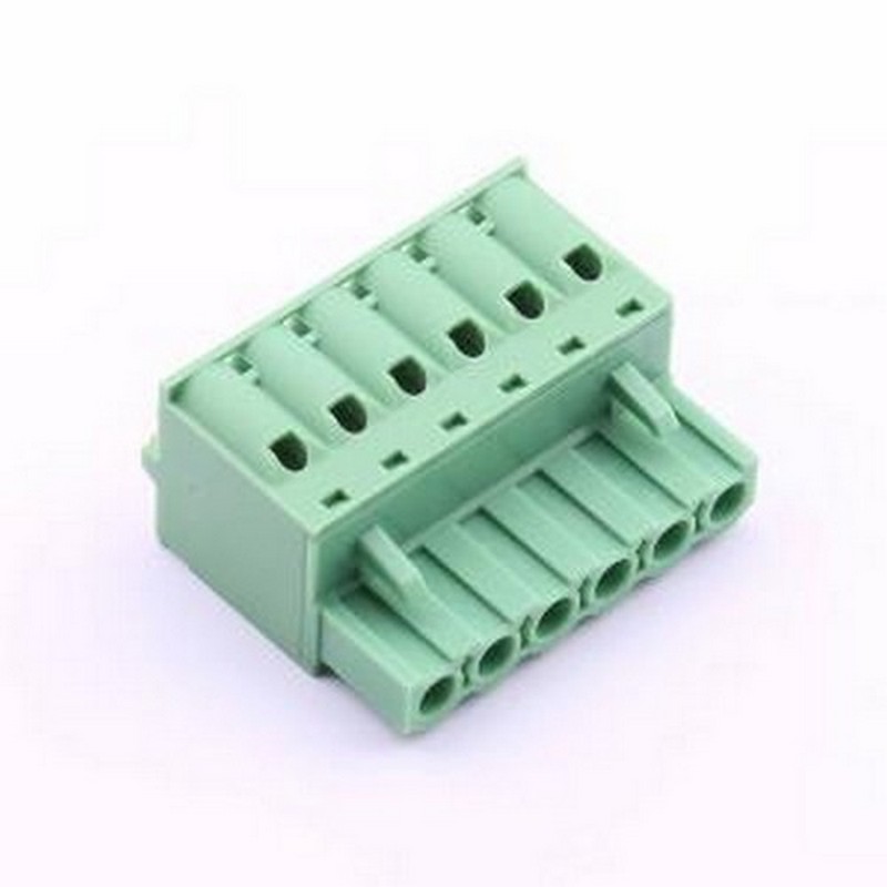 KF2EDGKD-5.0-6P 插拔式接线端子 5mm 1x6P 排数:1 每排P数:6 P=5