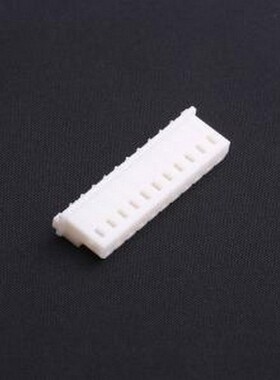 HX25014-11Y 胶壳(线对板/线对线) 1x11P 2.5mm 白色 P=2.5mm