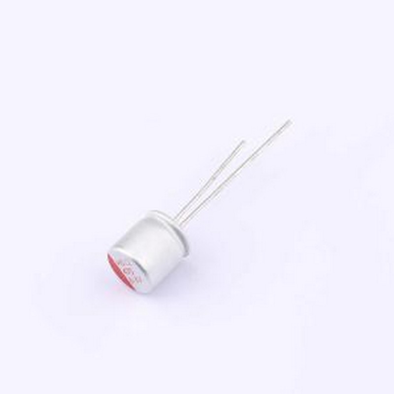 HS0J477M0808PC 固态电容 470uF ±20% 6.3V 插件,D8xL8mm