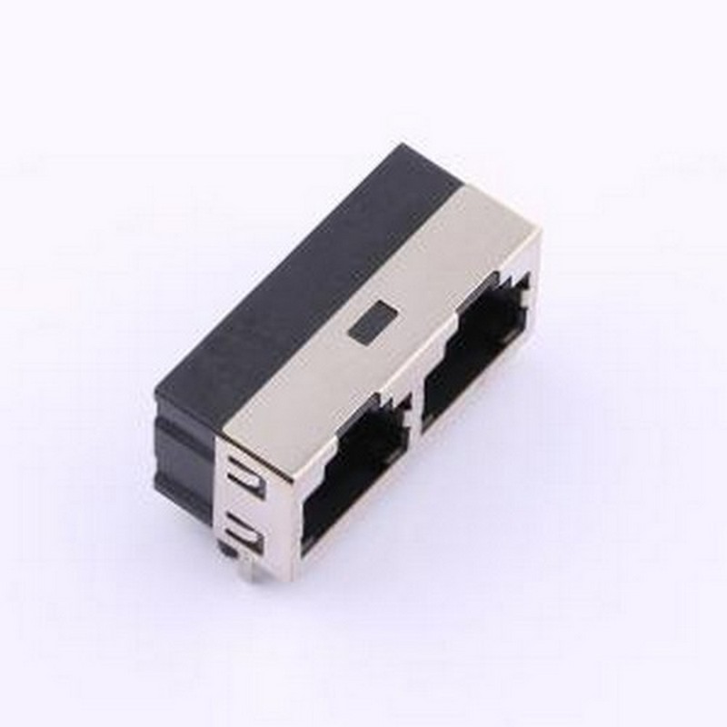 HC-WK88-H132-1X2-55B 以太网连接器(RJ45 RJ11) 弯插 不带LED 插