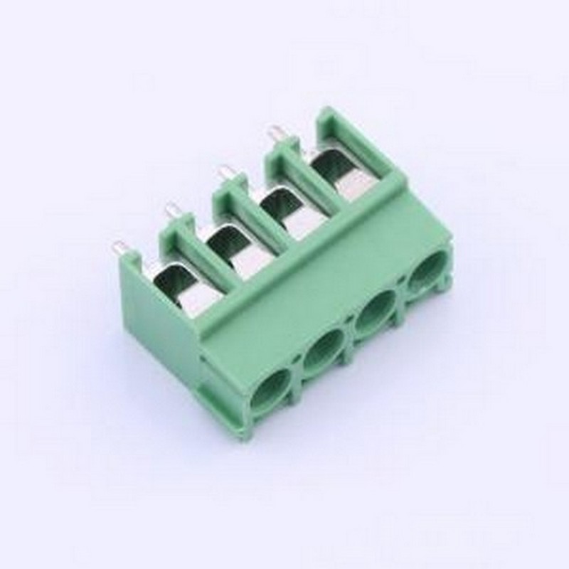 DB302-5.0-4P-GN-S 螺钉式接线端子 1x4P 5mm 直插 排数:1 每排P