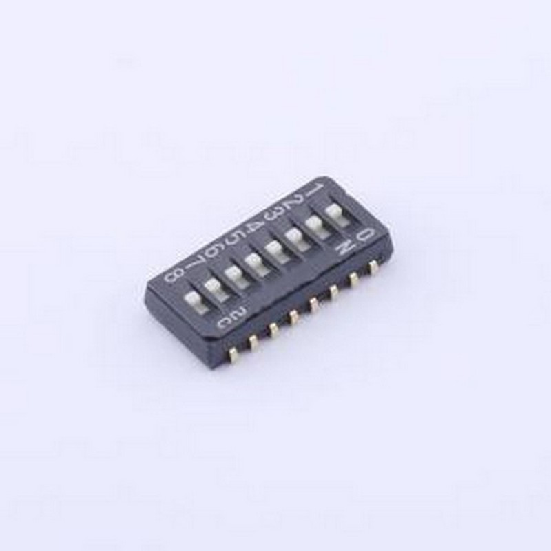 CHS-08TA1 拨码开关 拨码开关 (间距1.27mm) SMD-16P,5.4x11.7mm