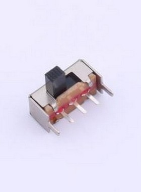 HX SK12F14G5 滑动开关 拨动开关 卧式两档拨动,单排3PIN脚+2固定
