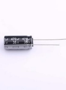 EEUEB1V471 直插铝电解电容 470uF ±20% 35V 插件,D10xL20mm