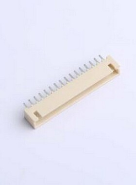 HCZZ0126-16 线对板针座 1x16P 间距:2.54mm 直插 系列:XH 米色