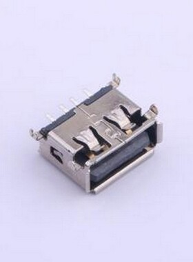 905-751A2022S10201 USB连接器 Type-A 母 沉板 黑色 SMD