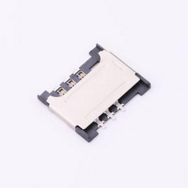 SIM-302A SIM卡连接器 拔插式 MiniSIM卡 卡座 SMD