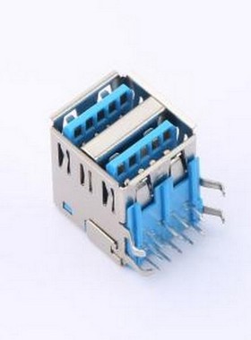 ZX-TYPEA-3-WCM99 USB连接器 Type-A 母 弯插 插件