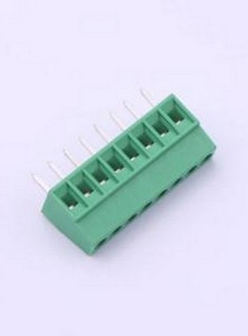 MX128-2.54-08P-GN01-Cu-Y-A 螺钉式接线端子 1x8P 2.54mm 直插