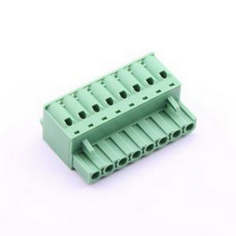 KF2EDGKD-5.0-8P 插拔式接线端子 5mm 1x8P 排数:1 每排P数:8 P=5