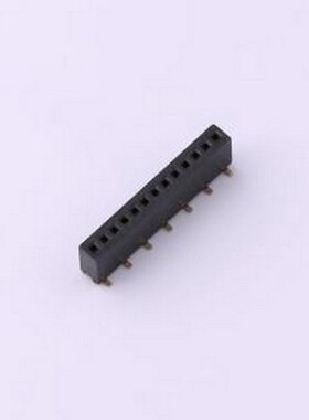 ZX-PM1.27-1-13PU-W 排母 1.27FH H4.3 1x13Pin SMT W2.1U型 PC3.