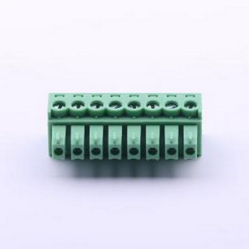 DB2EK-3.81-8P-GN-S 插拔式接线端子 3.81mm 1x8P 排数:1 每排P数