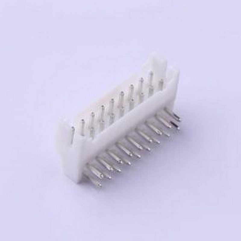 A2004WRB-2X09PN0WT1N00B 线对板针座 2x9P 间距:2mm 弯插 弯插,P