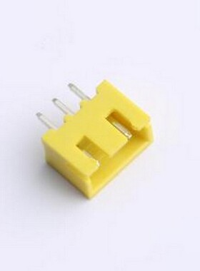 XY-XH2.54-3A11-YT 线对板针座 XH 2.54mm 1x3P 直插 黄色 插件,P