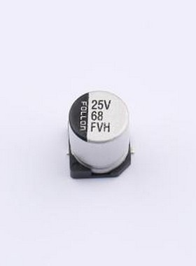 EFVH025ADA680M0677 贴片型铝电解电容 68uF ±20% 25V SMD,D6.3x