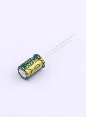 CD2881071HM0812VFL 直插铝电解电容 100uF 50V 插件,D8xL12mm