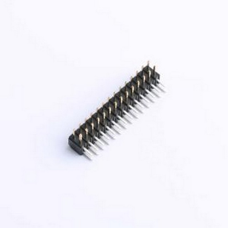 X4621WR-2x14B-C40D28 排针 2x14P 间距:2mm 方针 插件,P=2mm
