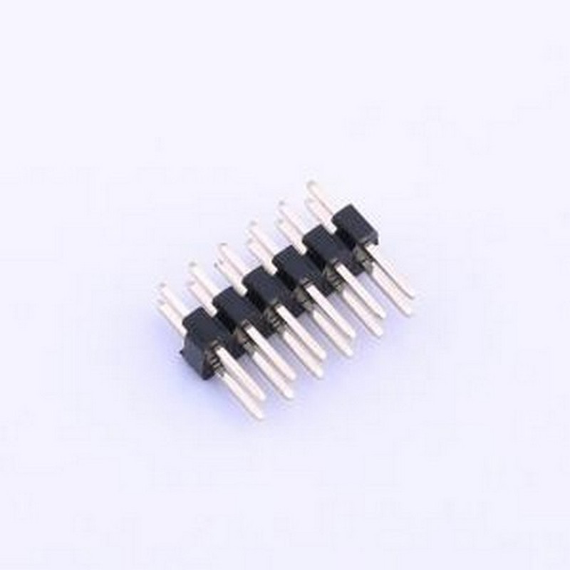 DZ200R-22-12-39 排针 间距:2mm 2x6P 直插 方针 插件,P=2mm