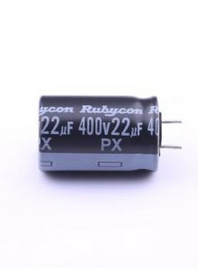 400PX22MEFCCE12.5X20 直插铝电解电容 22uF ±20% 400V 插件,D12