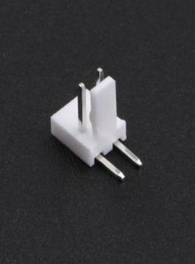 XD-2510-2AW 线对板针座 1x2P 间距:2.54mm 弯插 弯插,P=2.54mm