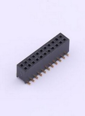 X1321FVS-2x11-C43D48 排母 间距:1.27mm 2x11P 立贴 SMD,P=1.27m