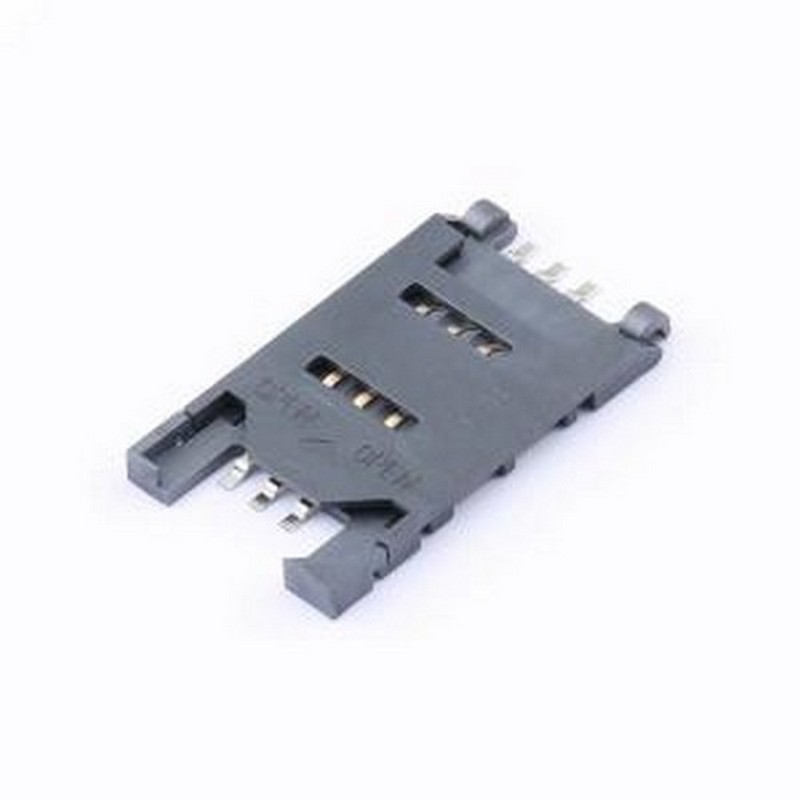 SIM101-FWB6AH2.5 SIM卡连接器 翻盖式 MiniSIM卡 卡座 SMD