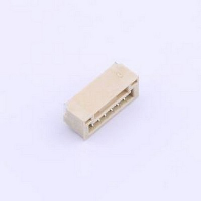 L125WVS-06PW 线对板针座 1x6P 间距:1.25mm 卧贴 SMD,P=1.25mm,