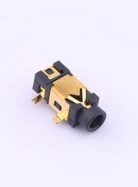 KH-PJ-209-SMT 音频连接器(耳机) 2.5mm耳机座 黑色 SMD